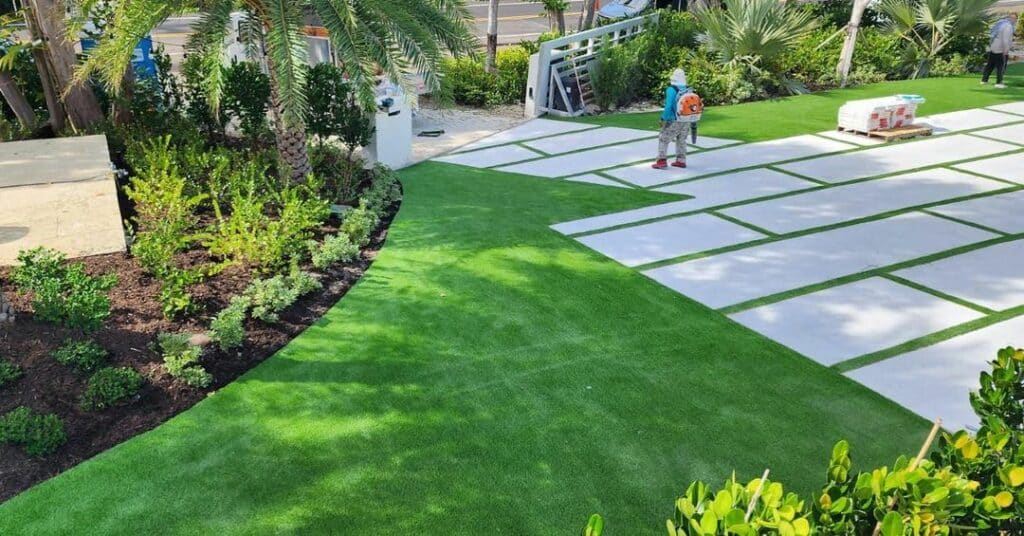 Artificial Grass Lawn Installation Miami Beach, FL