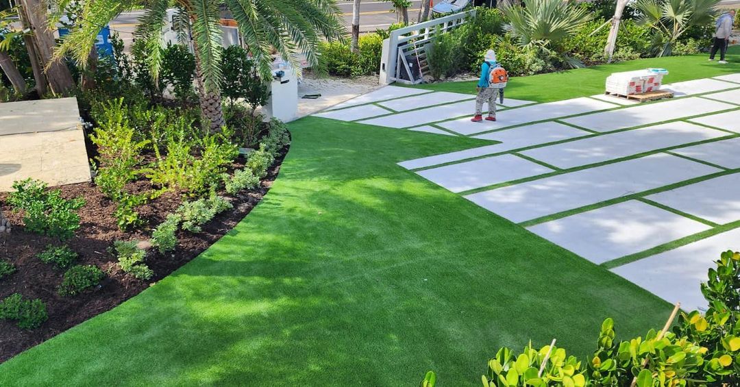 Artificial Grass Lawn Installation Coral Gables FL