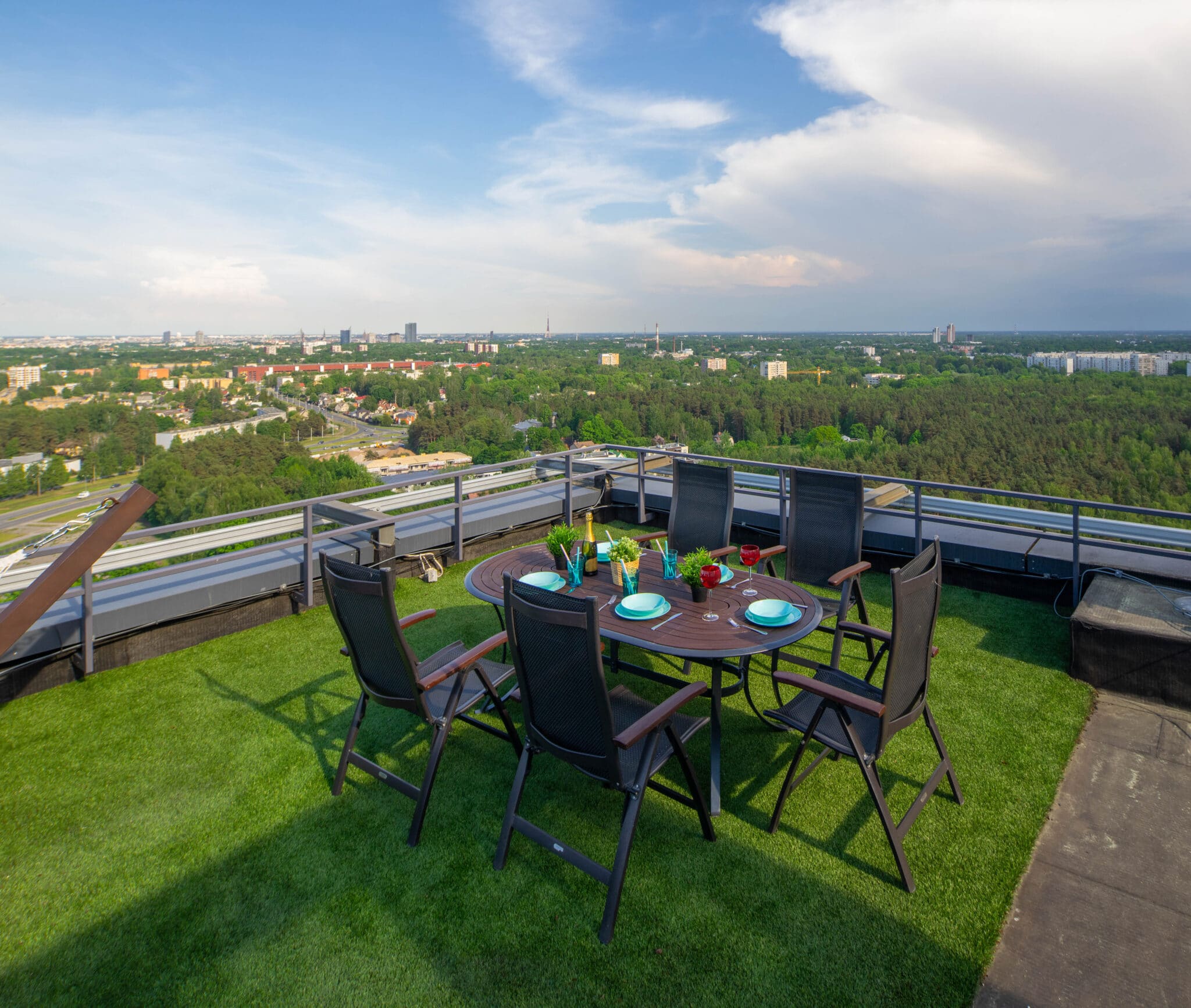 artificial grass installation for rooftops miami shores fl