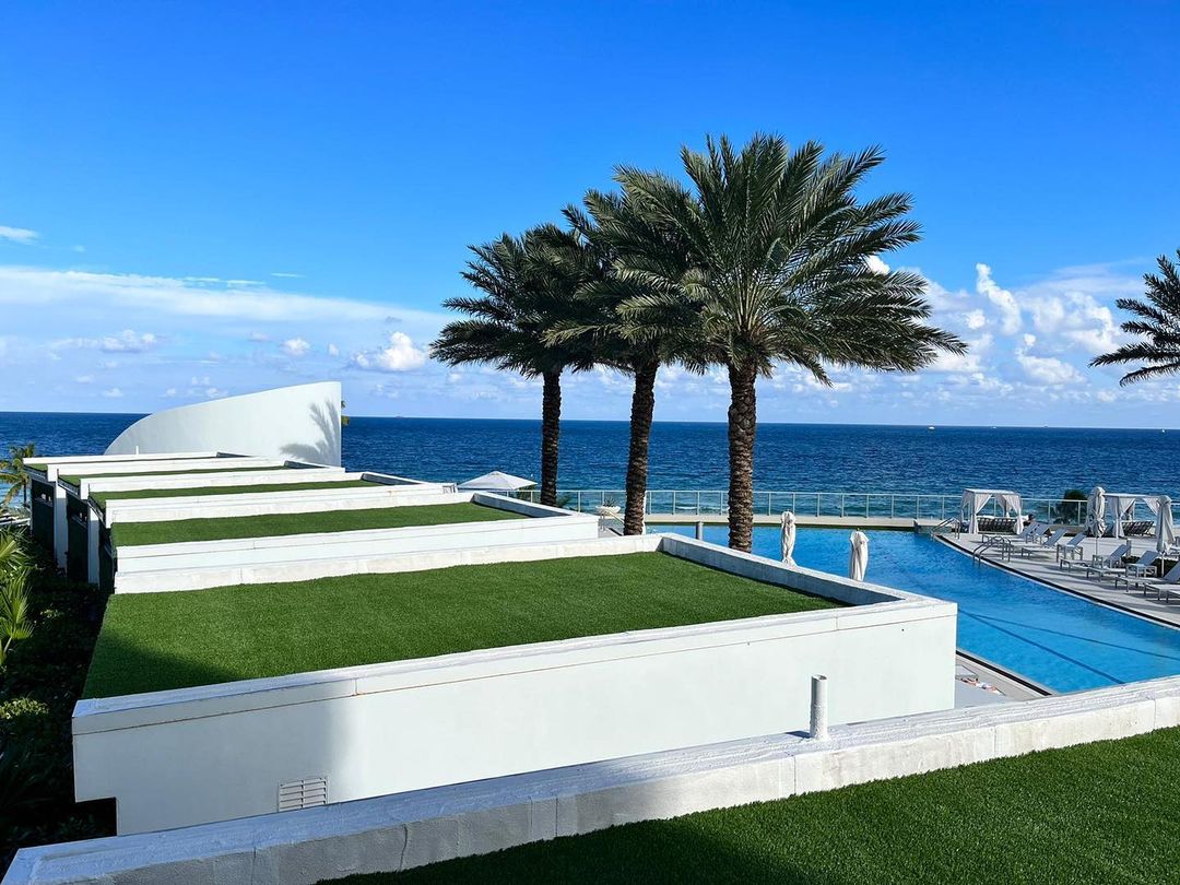 imitation grass for rooftops miami shores fl